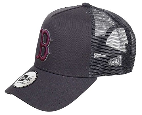 New Era Boston Red Sox Gray Edition A-Frame Adjustable Trucker Cap - One-Size von New Era