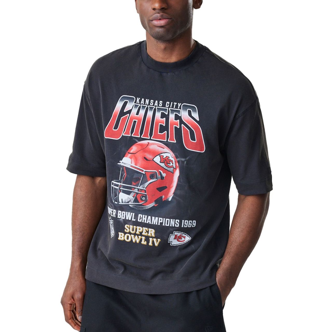 New Era Boxy Shirt - WASHED Kansas City Chiefs von New Era