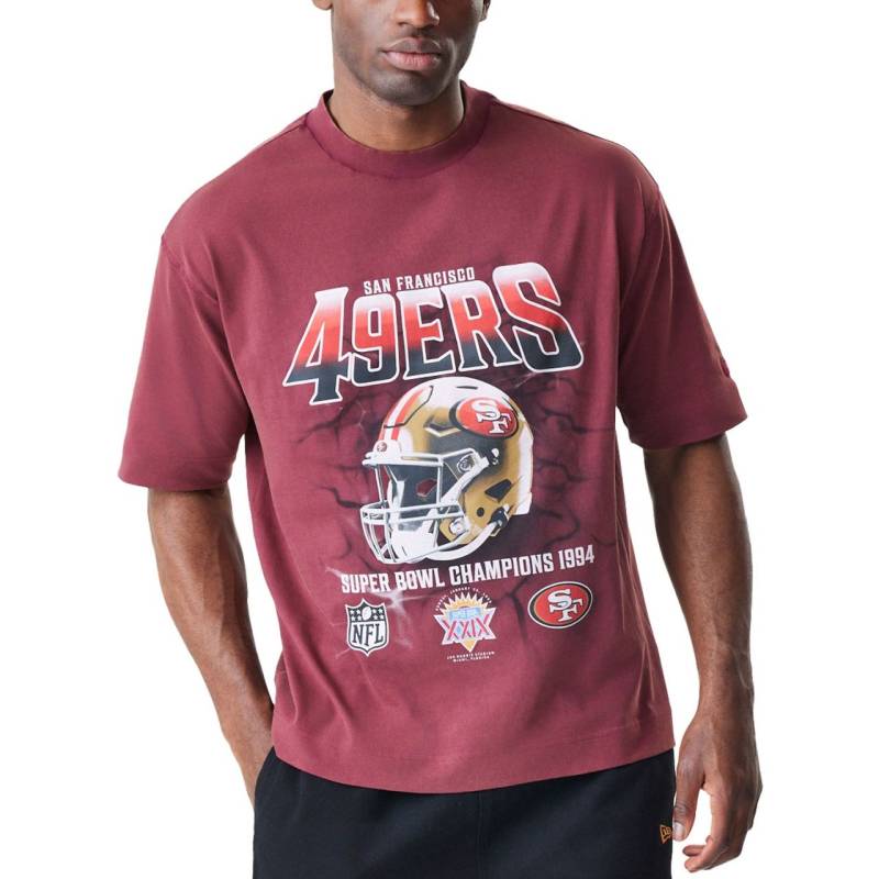 New Era Boxy Shirt - WASHED San Francisco 49ers von New Era