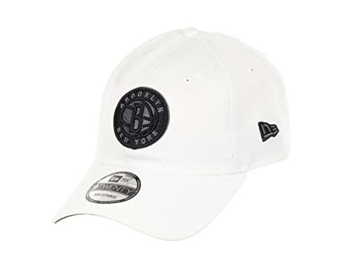 New Era Brooklyn Nets NBA Team White 9Twenty Unstructured Strapback Cap - One-Size von New Era
