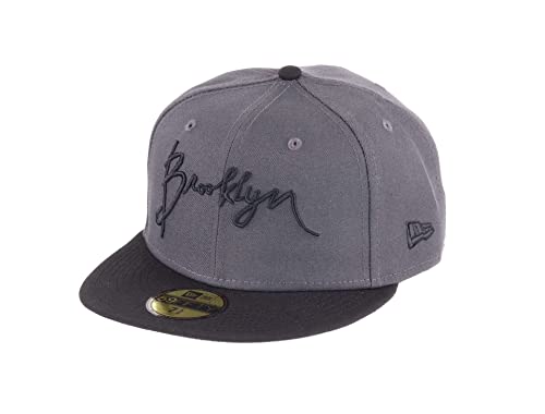 New Era Brooklyn Two Tone Dark Graphite Black 59Fifty Cap - 7 3/8-59cm (L) von New Era