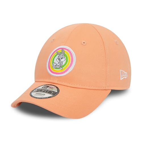 New Era Bugs Bunny Cap für Kleinkinder Looney Tunes rosa apricot verstellbar gebogener Schirm Mädchen Junge Basecap Kappe - Toddler von New Era