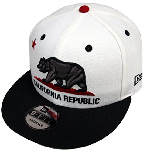 New Era California Republic White Black Snapback Cap 9fifty 950 Limited Edition von New Era