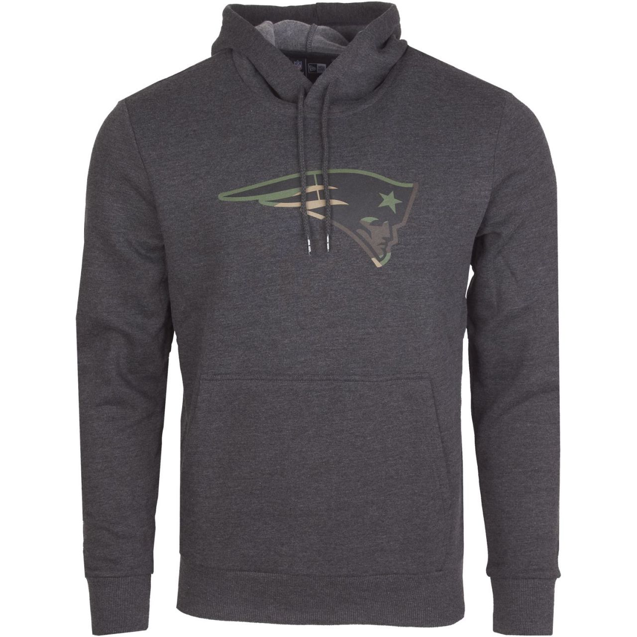 New Era Camo Hoody - NFL New England Patriots charcoal von New Era