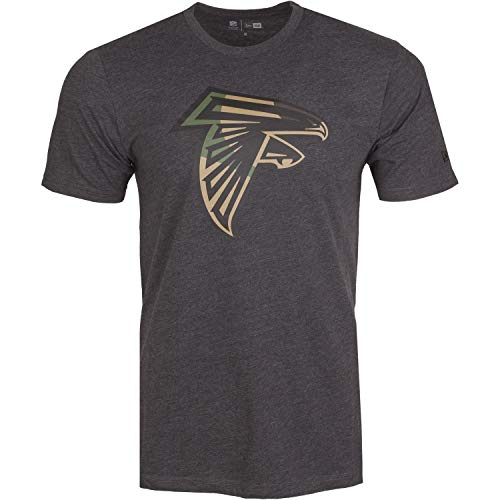 New Era Camo Logo Shirt - NFL Atlanta Falcons Charcoal - XXL von New Era