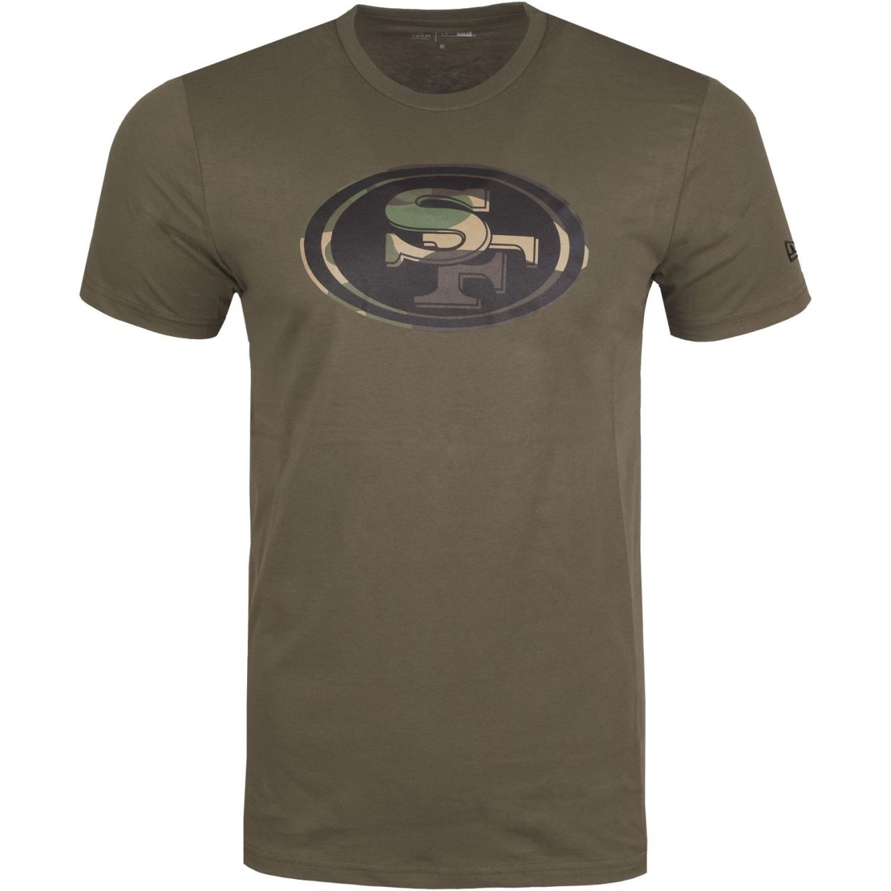 New Era Camo Logo Shirt - NFL San Francisco 49ers oliv von New Era