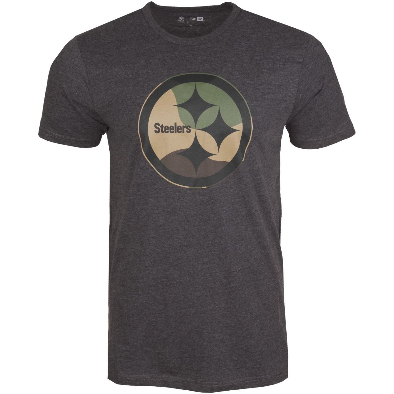 New Era Camo Shirt - NFL Pittsburgh Steelers charcoal von New Era