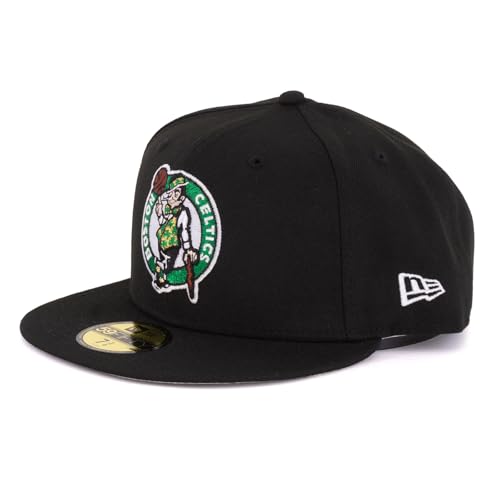 New Era Cap 59FIFTY Herren Basecap NBA Limited Edition (Boston Celtics, schwarz, 7 1/8) von New Era