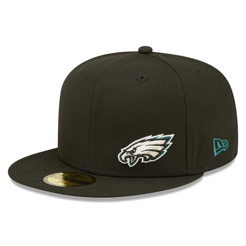 New Era Cap 59FIFTY Herren Basecap NFL Limited Edition (Philadelphia Eagles, schwarz, 7 1/8) von New Era