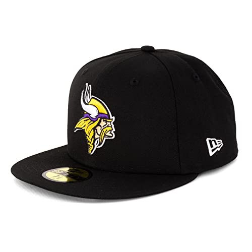 New Era Cap 59FIFTY Herren Basecap NFL NBA MLB Limited Edition (Minnesota Vikings Black, 7 3/8) von New Era