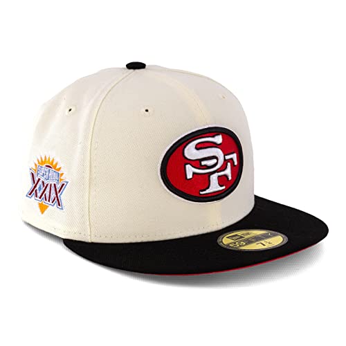 New Era Cap 59FIFTY Herren Basecap NFL NBA MLB Limited Edition (San Francisco 49ers beige, 7) von New Era