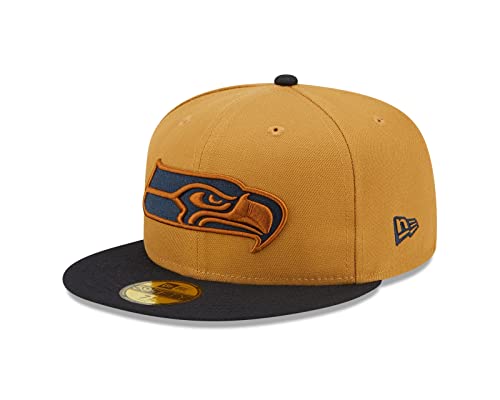 New Era Cap 59FIFTY Herren Basecap NFL NBA MLB Limited Edition (Seattle Seahawks Brown, 7 1/4) von New Era