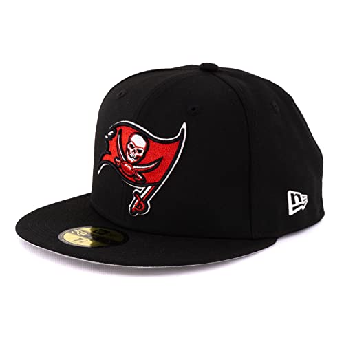New Era Cap 59FIFTY Herren Basecap NFL NBA MLB Limited Edition (Tampa Bay Buccaneers Black, 8) von New Era