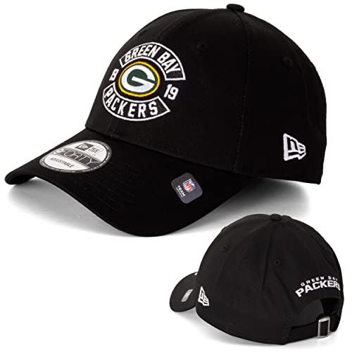 New Era Cap 9FORTY Basecap Herren MLB NBA NFL Limited Edition (Green Bay Packers Black) von New Era