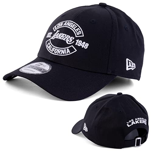 New Era Cap 9FORTY Basecap Herren MLB NBA NFL Limited Edition (Los Angeles Lakers Black) von New Era
