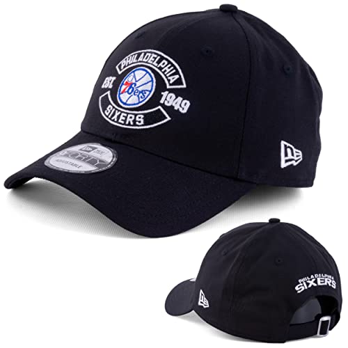New Era Cap 9FORTY Basecap Herren MLB NBA NFL Limited Edition (Philadelphia 76ers Black) von New Era