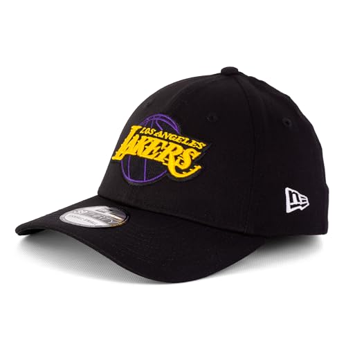 New Era Cap Herren Basecap Limited Edition NFL NBA MLB Mütze 39THIRTY (Los Angeles Lakers Black V2, M-L) von New Era