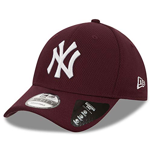 New Era Cap Kappe Yankees Diamong Maroon mit UD Bandana 4120 von New Era