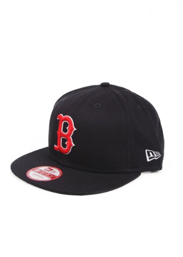 New Era Cap MLB 9FIFTY BOSRED TEAM black/red Größe 7 3/8 von New Era