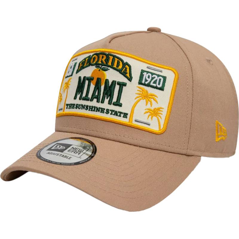 New Era Cap Miami License Plate 9FORTY A-Frame von New Era
