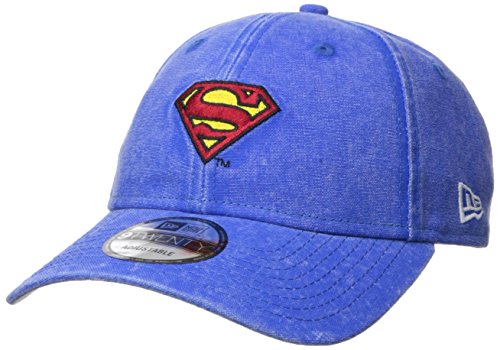 New Era Cap Young Herren Superman Rugged Mini 9twenty verstellbare Kappe, Blau, Einheitsgröße von New Era