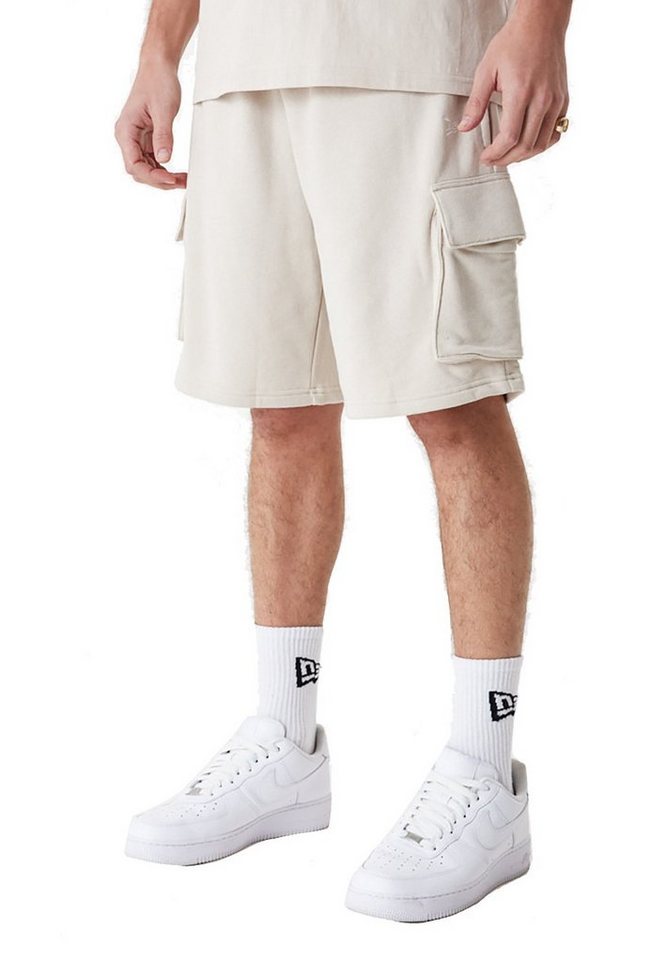 New Era Cargoshorts New Era Herren Shorts NE ESSENTIALS CARGO SHORT Stonewhite Beige von New Era