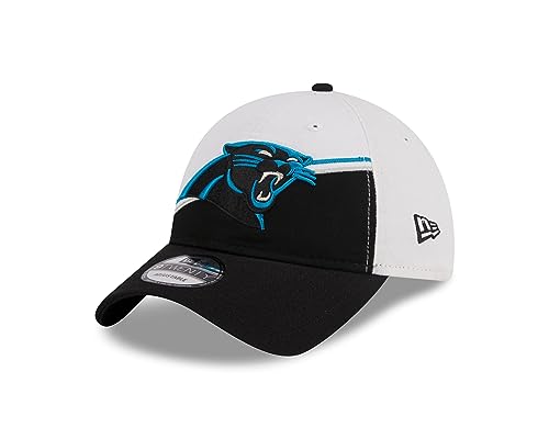 New Era Carolina Panthers NFL 2023 Sideline White Black 9Twenty Unstructured Strapback Cap - One-Size von New Era