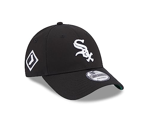 New Era Chicago White Sox MLB Team Side Patch Black 9Forty Adjustable Cap - One-Size von New Era
