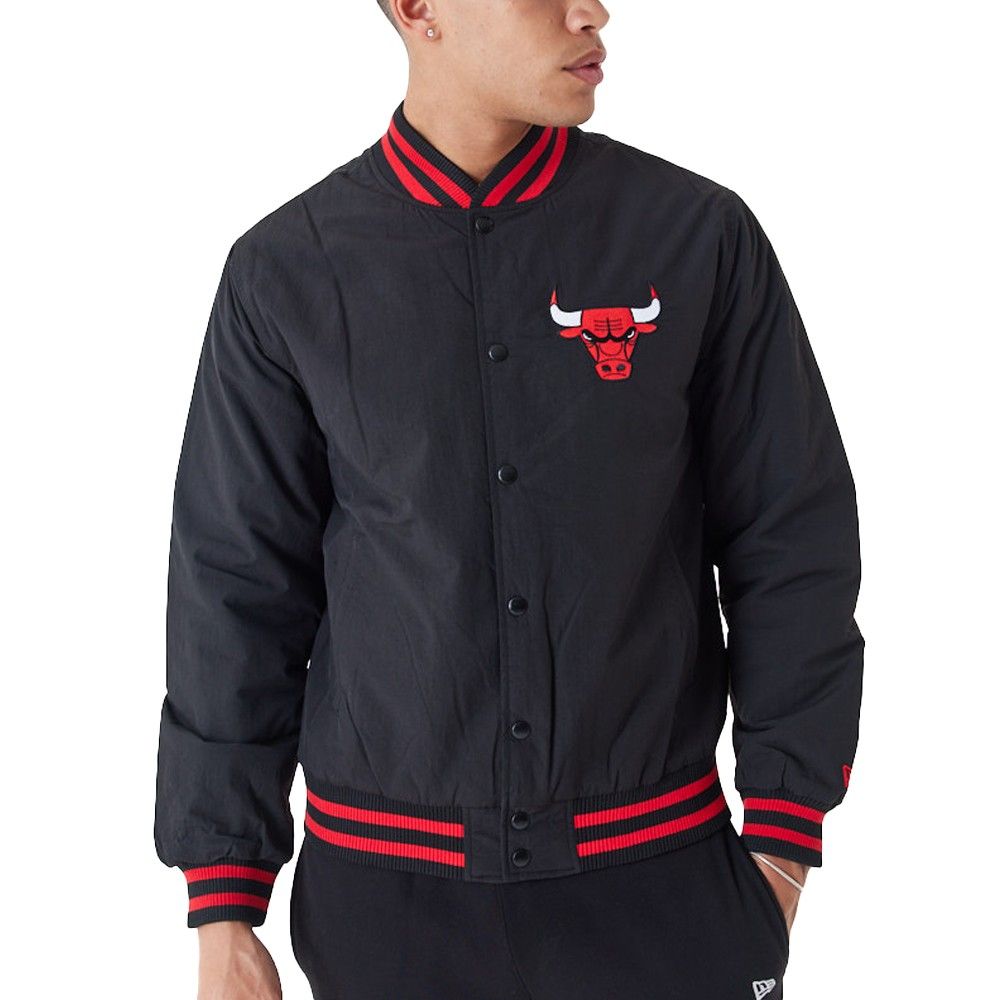 New Era College Bomber Jacke - BACKPRINT Chicago Bulls von New Era