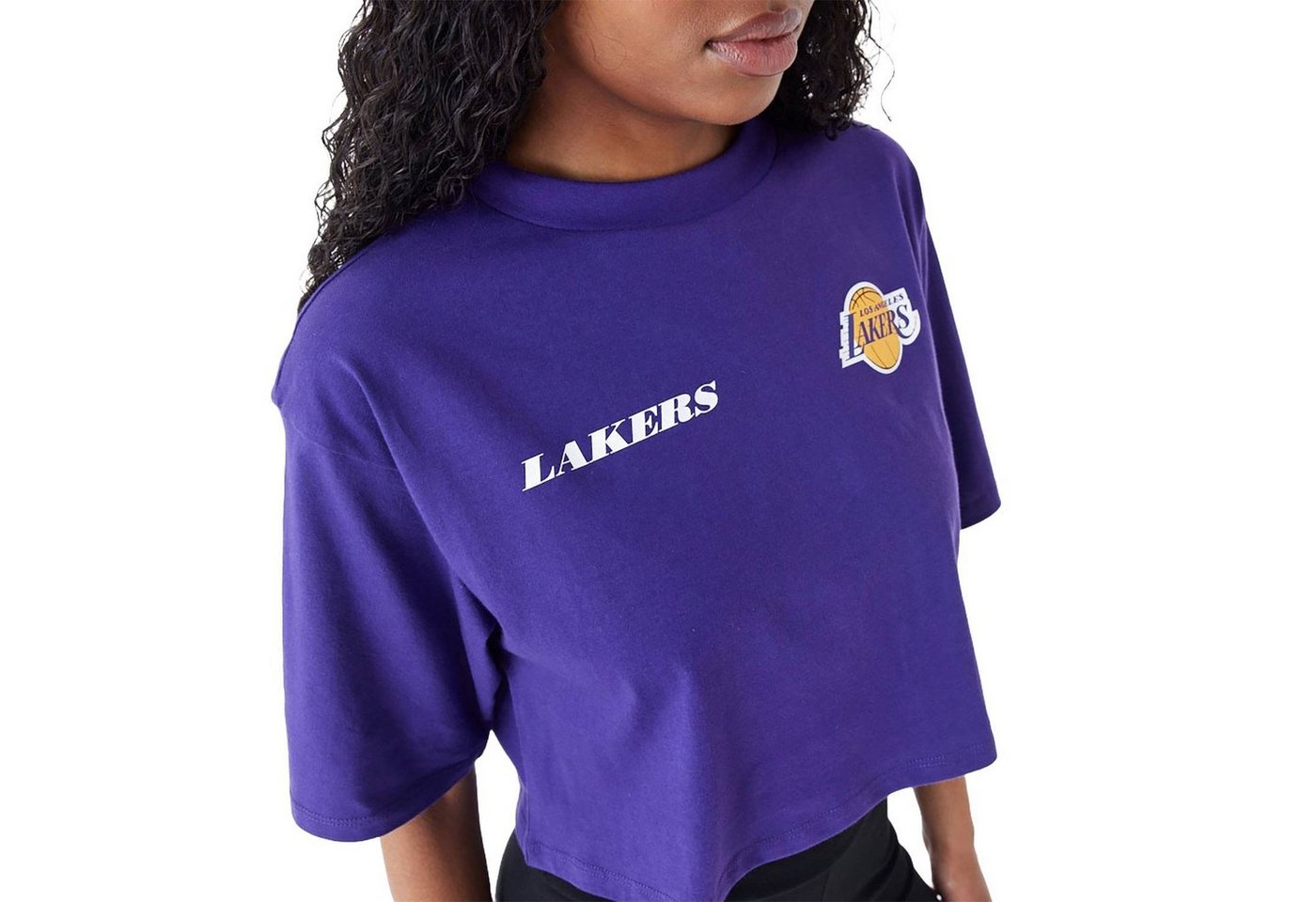 New Era Crop-Top Crop T-Shirt New Era NBA LA Lakers von New Era