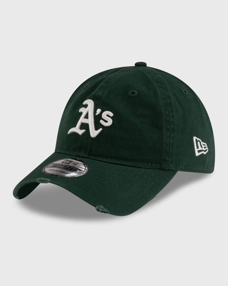 New Era DISTRESSED 9TWENTY OAKLAND ATHLETICS men Caps green in Größe:ONE SIZE von New Era