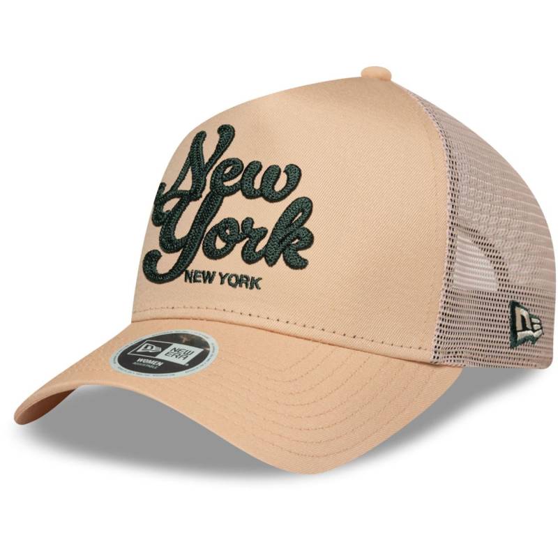 New Era Damen A-Frame Trucker Cap - Los Angeles Chainstich von New Era