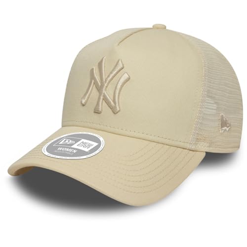New Era Damen A-Frame Trucker Cap New York Yankees beige von New Era