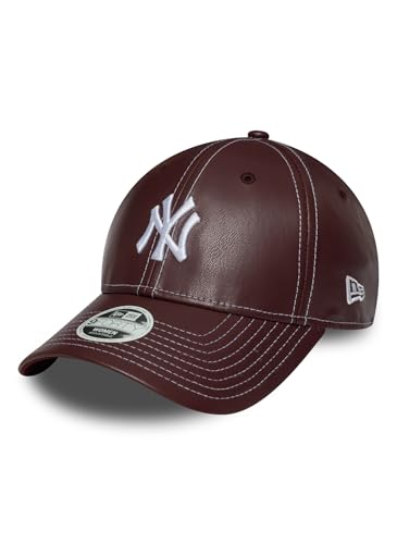 New Era Damen Baseballkappe 9FORTY New York Yankees – Kastanienbraun – Einheitsgröße von New Era