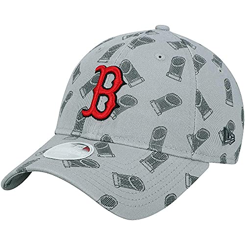 New Era Damen Boston Red Sox 9TWENTY 2018 World Series Champions Trophy Strapback Hut, grau verstellbare Kappe von New Era