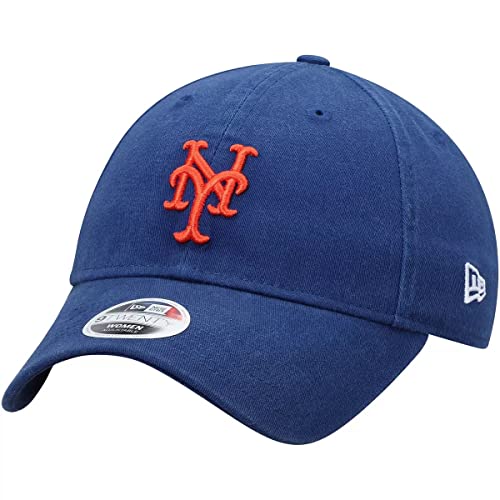 New Era Damen MLB Core Classic 9TWENTY verstellbare Mütze Cap Einheitsgröße, New York Mets Blue, Einheitsgröße von New Era