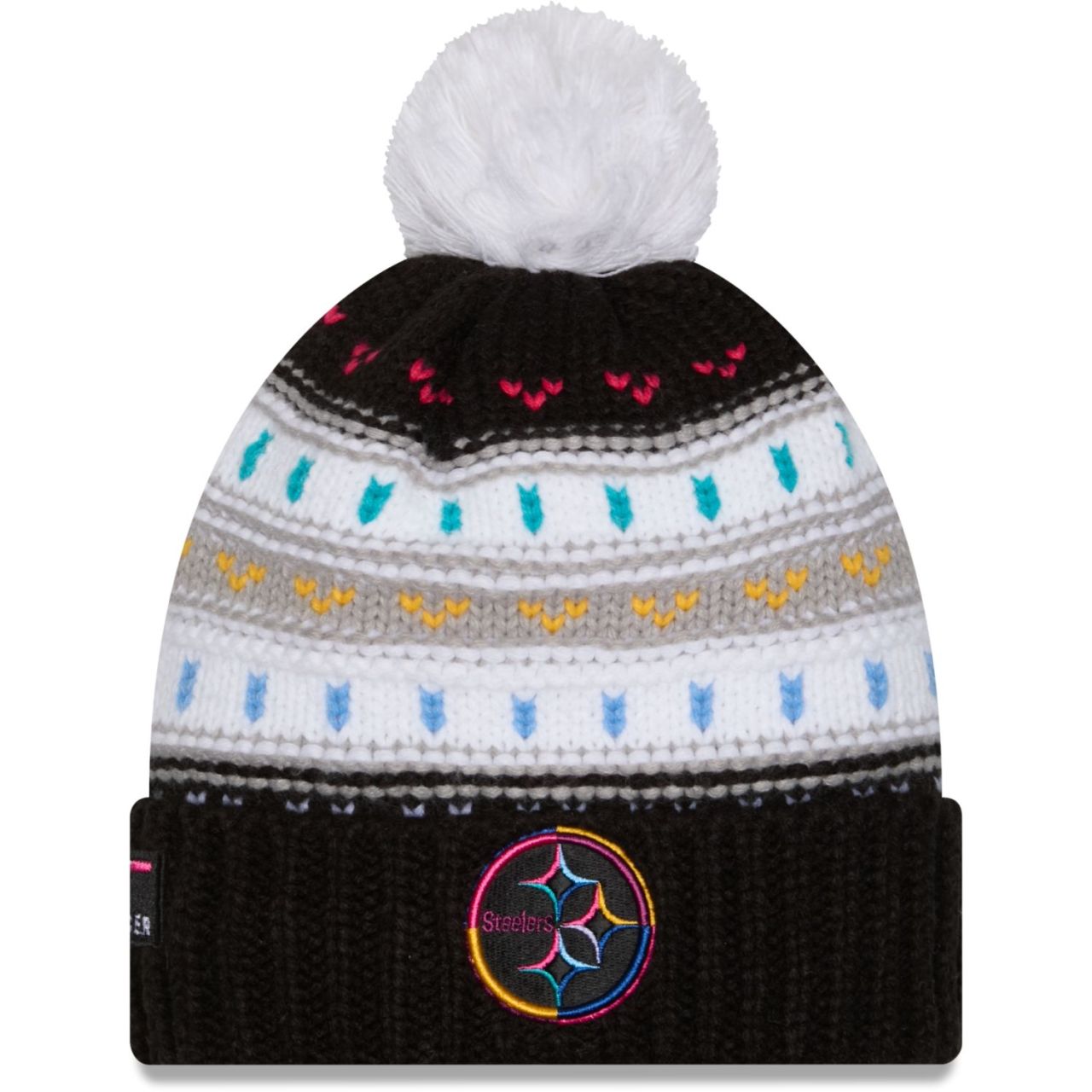 New Era Damen Winter Mütze CRUCIAL CATCH Pittsburgh Steelers von New Era