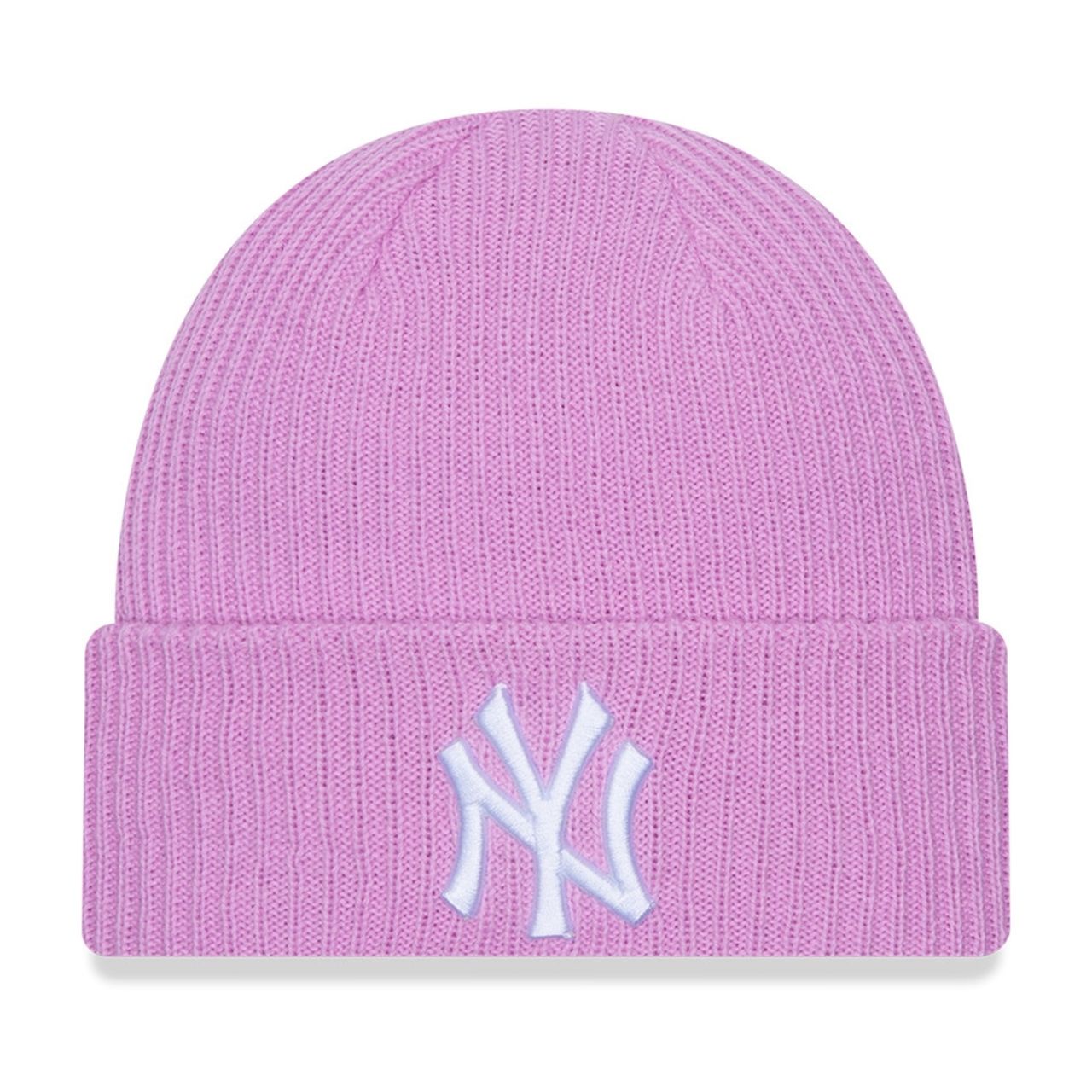 New Era Damen Wintermütze Beanie New York Yankees lila von New Era