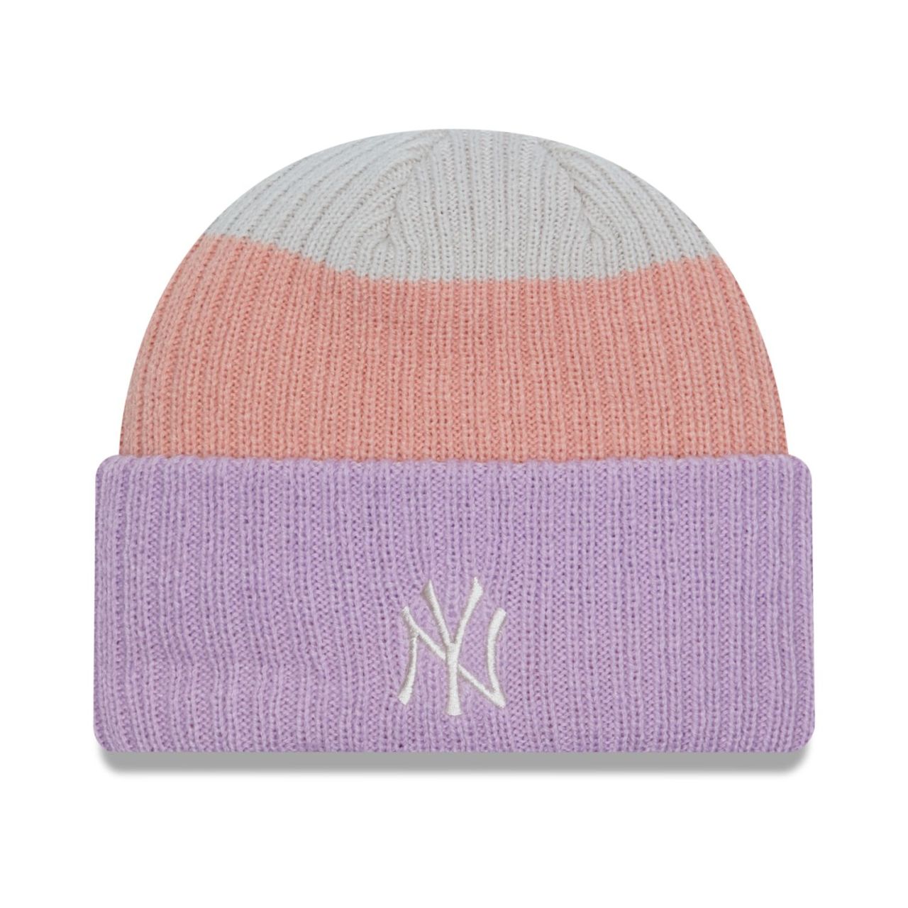 New Era Damen Wintermütze Beanie - STRIPE New York Yankees von New Era