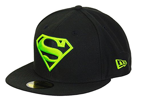 New Era Superman Black/Neon Green DC Comics 59Fifty Basecap - 7 7/8-63cm (XXL) von New Era