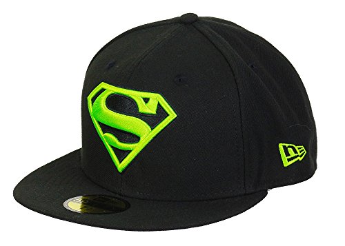 New Era Superman Black/Neon Green DC Comics 59Fifty Basecap - 8-64cm (XXL) von New Era