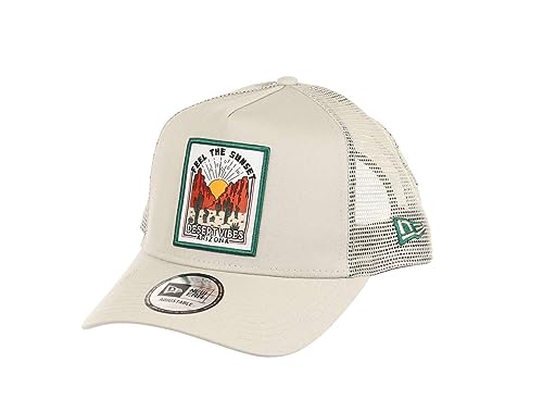 New Era Desert Vibes Arizona Patch Beige A-Frame Adjustable Trucker Cap - One-Size von New Era