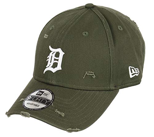 New Era Detroit Tigers 9forty Adjustable Cap Distressed Seasonal, Olive, One-size-fitts-all von New Era