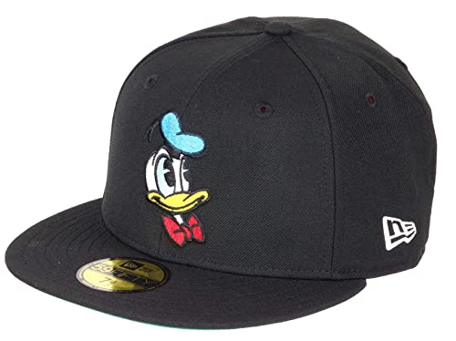 New Era Donald Duck Face Black Base 59Fifty Fitted Basecap - 7-14 von New Era