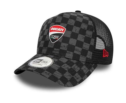 New Era - Ducati All Over Print Check Trucker Snapback Cap New Era - Ducati All Over Print Check Trucker Snapback Cap von New Era