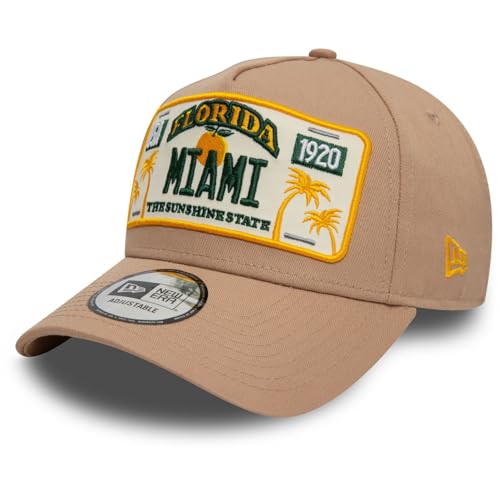 New Era E-Frame Snapback Cap - Plate Florida Miami von New Era