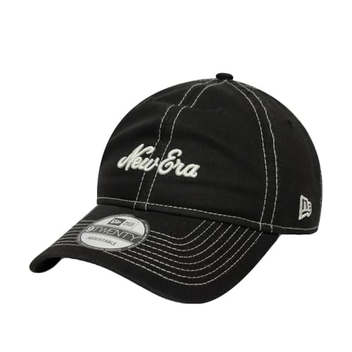New Era ERA Contrast Stitch 9TWENTY NEWERA BLKWHI Black One Size, Schwarz , One size von New Era