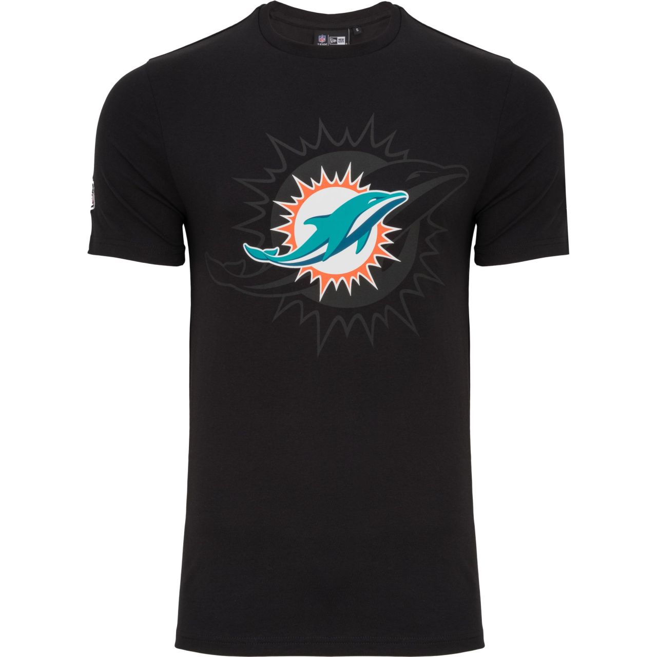 New Era Fan Shirt - NFL Miami Dolphins 2.0 schwarz von New Era