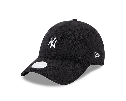 New Era Fanartikel Baseball New York Yankees Teddy Frauen Plüsch Schwarz verstellbar 9Forty Cap - One-Size von New Era