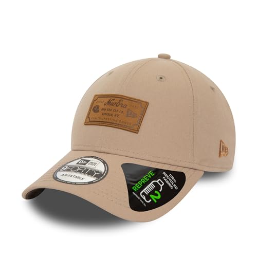 New Era Fankappe Patch verstellbar 9Forty gebogener Schirm Cap Basecap Hellbraun - One-Size von New Era